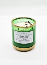 Load image into Gallery viewer, Large Oud Wood Light Green Candle
